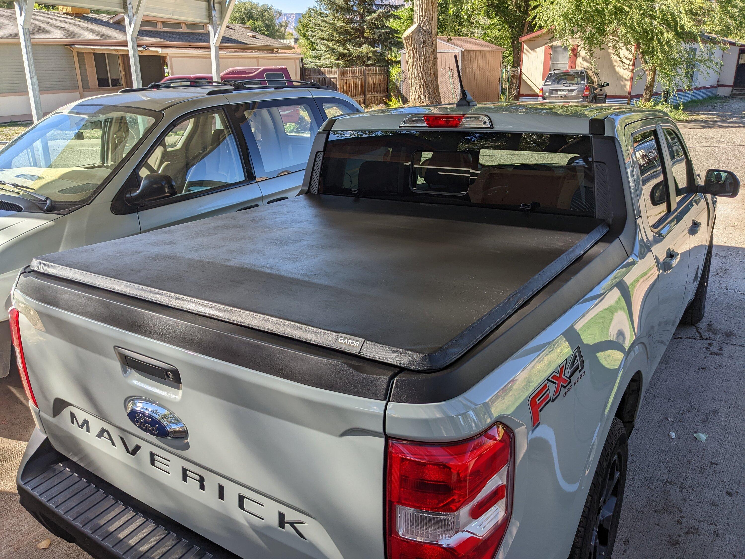 Ford Maverick Installed Gator SFX Tonneau Cover PXL_20220919_220236795