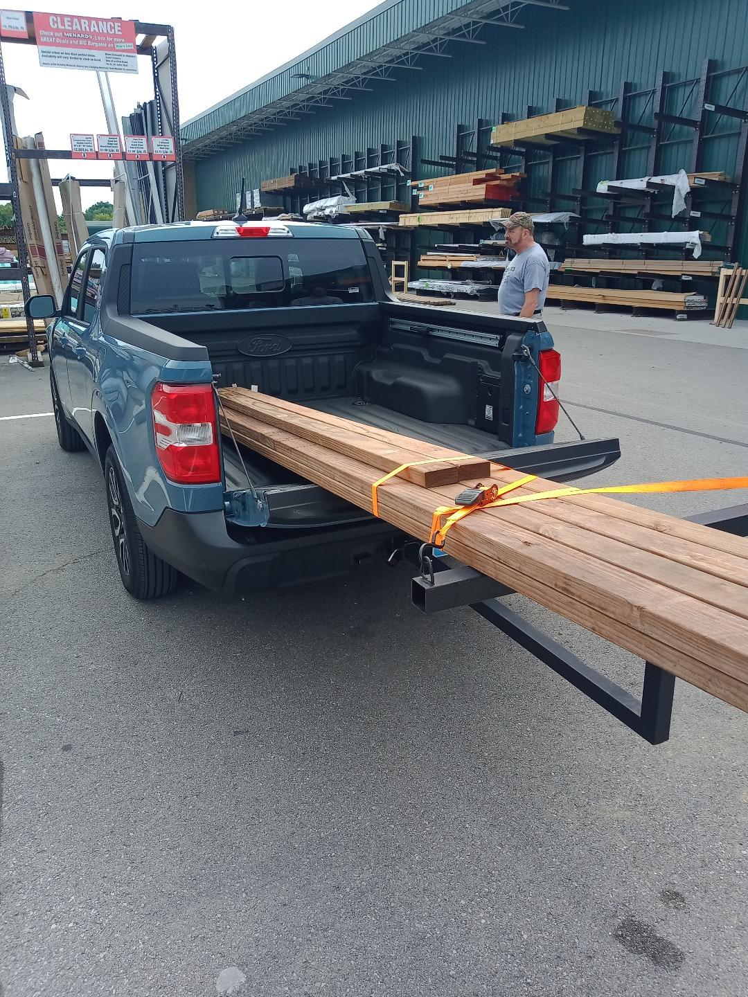 Ford Maverick The Maverick truck bed is so versatile. Maverick bed extender