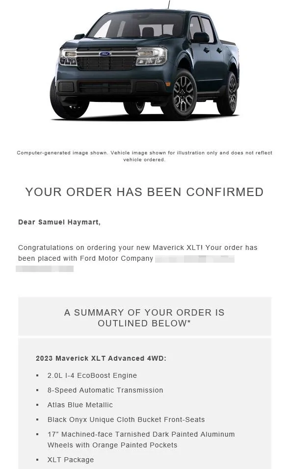 Ford Maverick Anyone Successfully Build Tremor Order? confirm