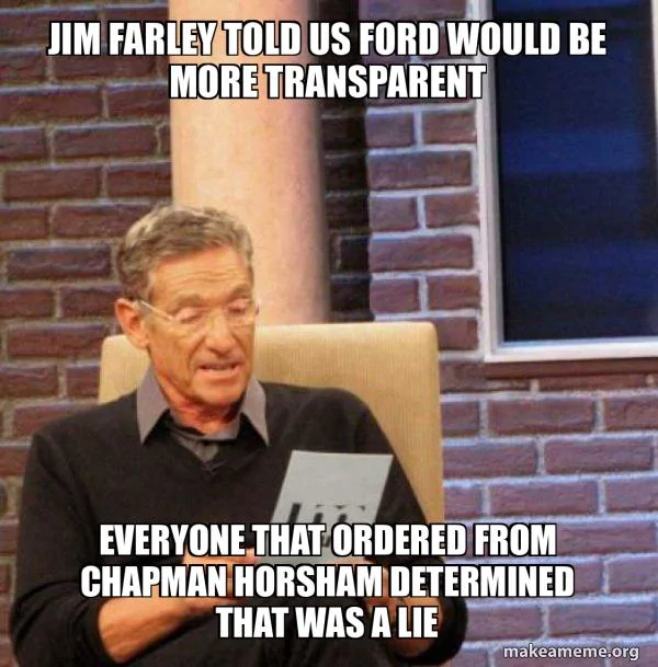 Ford Maverick Chapman/Horsham -- 2022MY to 2023MY rollover orders jim-farley-told
