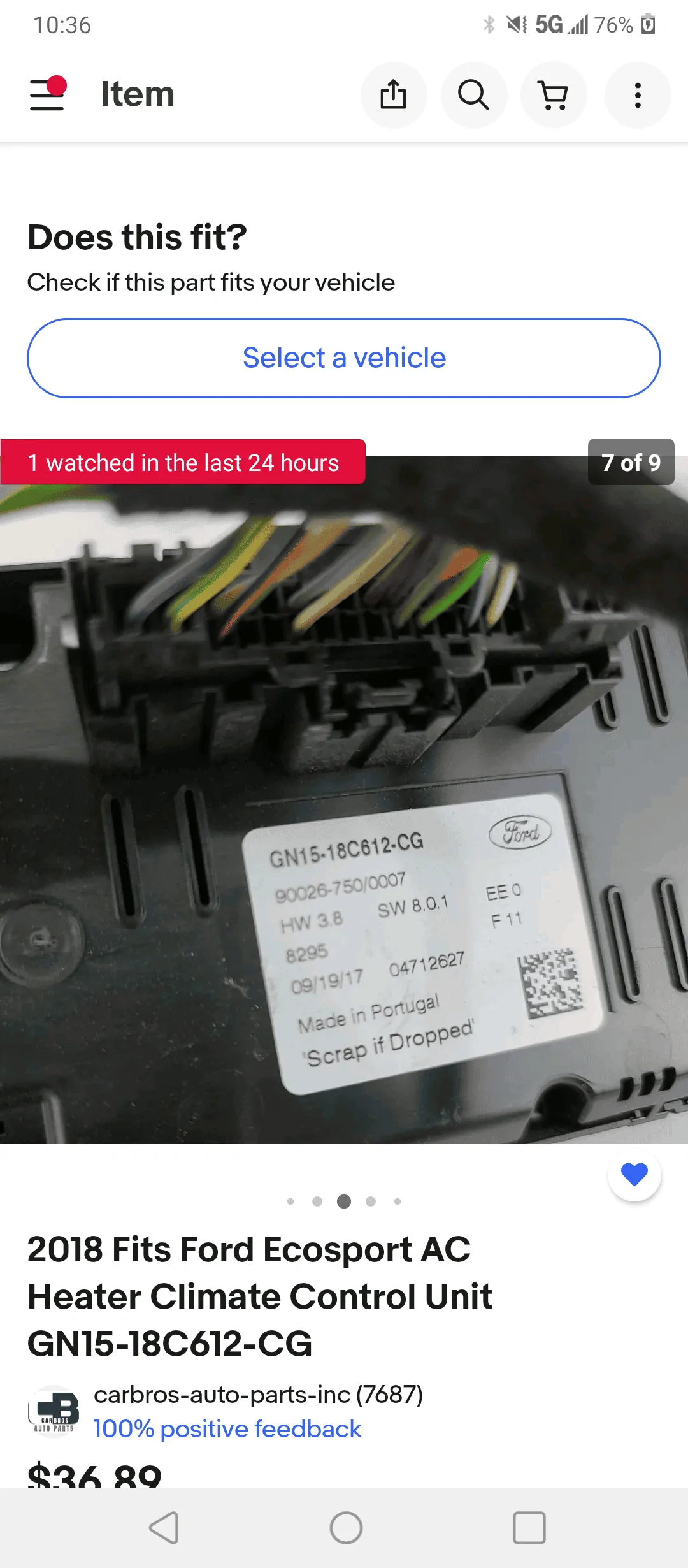 Ford Maverick XL Heated Seats/Steering Wheel!? | HVAC Wiring Harness | Need Pics, Help Screenshot_20220914-223620