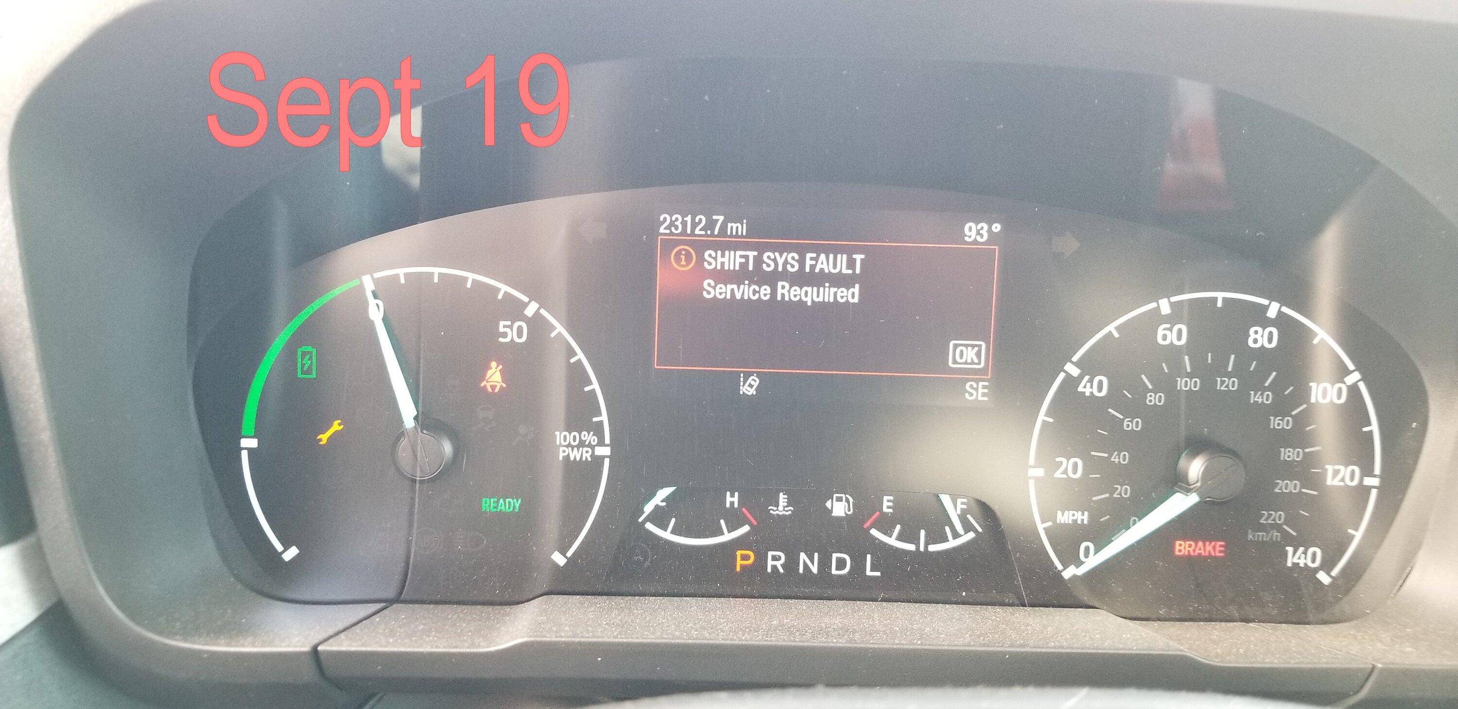 Ford Maverick Really bad in-city mileage. 20220919 Fault