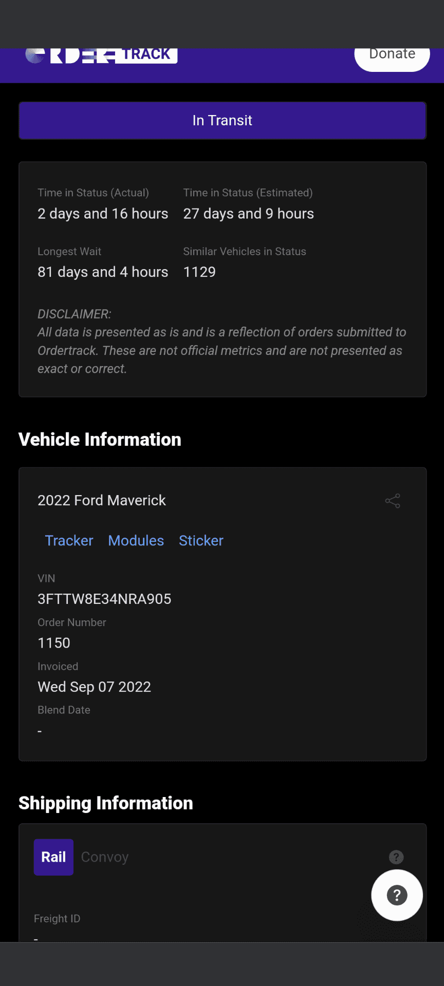Ford Maverick October Hybrid Orders United 1663863965744