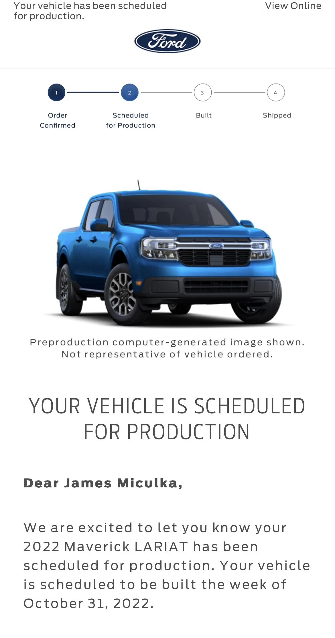 Ford Maverick Velocity Blue Orders Scheduled 2F21B99C-D044-499D-961A-B83E8A29FB08