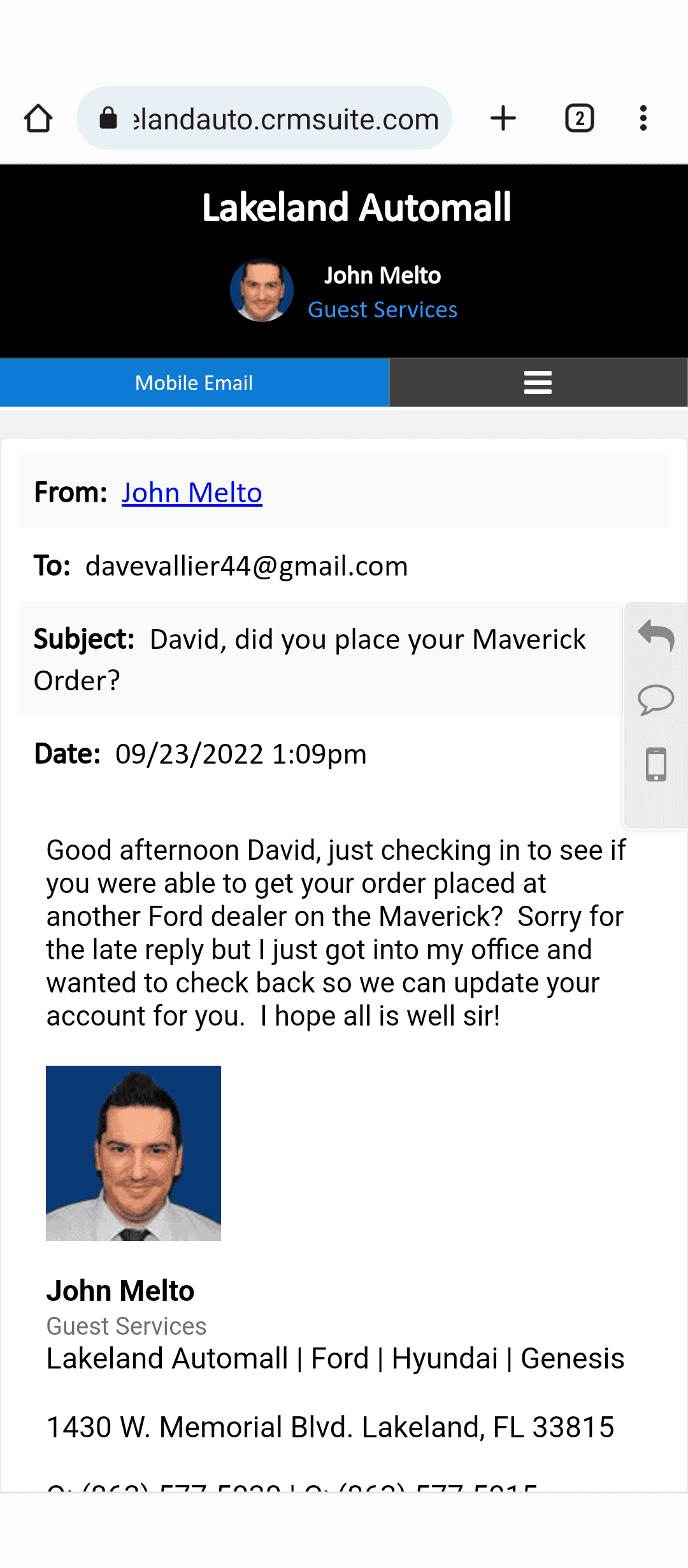 Ford Maverick I did get my order in and confirmation from Ford. Screenshot_20220923-142137