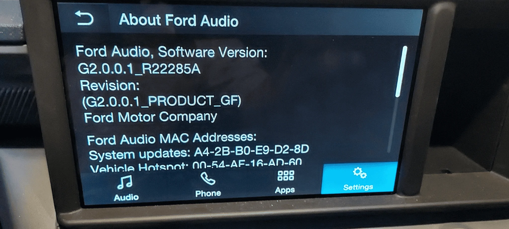 Ford Maverick Radio not working properly.  Second time in two days.  Can reset with Vol+ Next button.  Any Ideas? 1664067600088