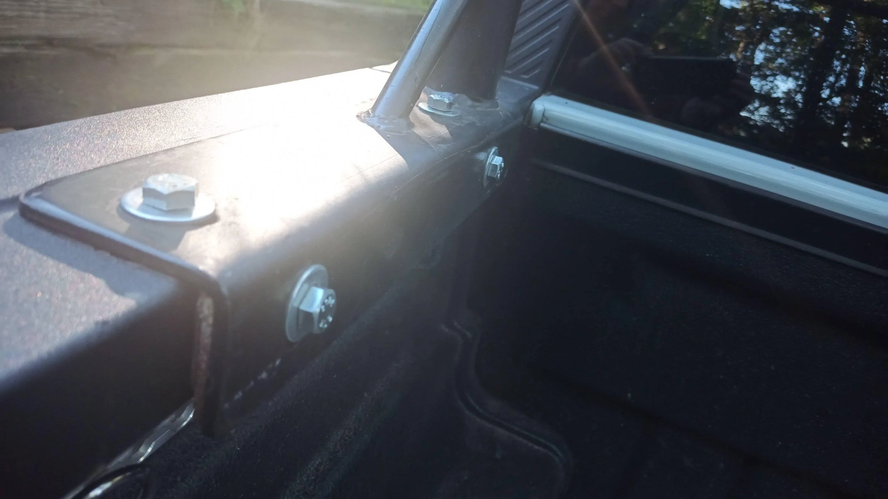 Ford Maverick Yakima cab racks for canoes/kayak bedrail