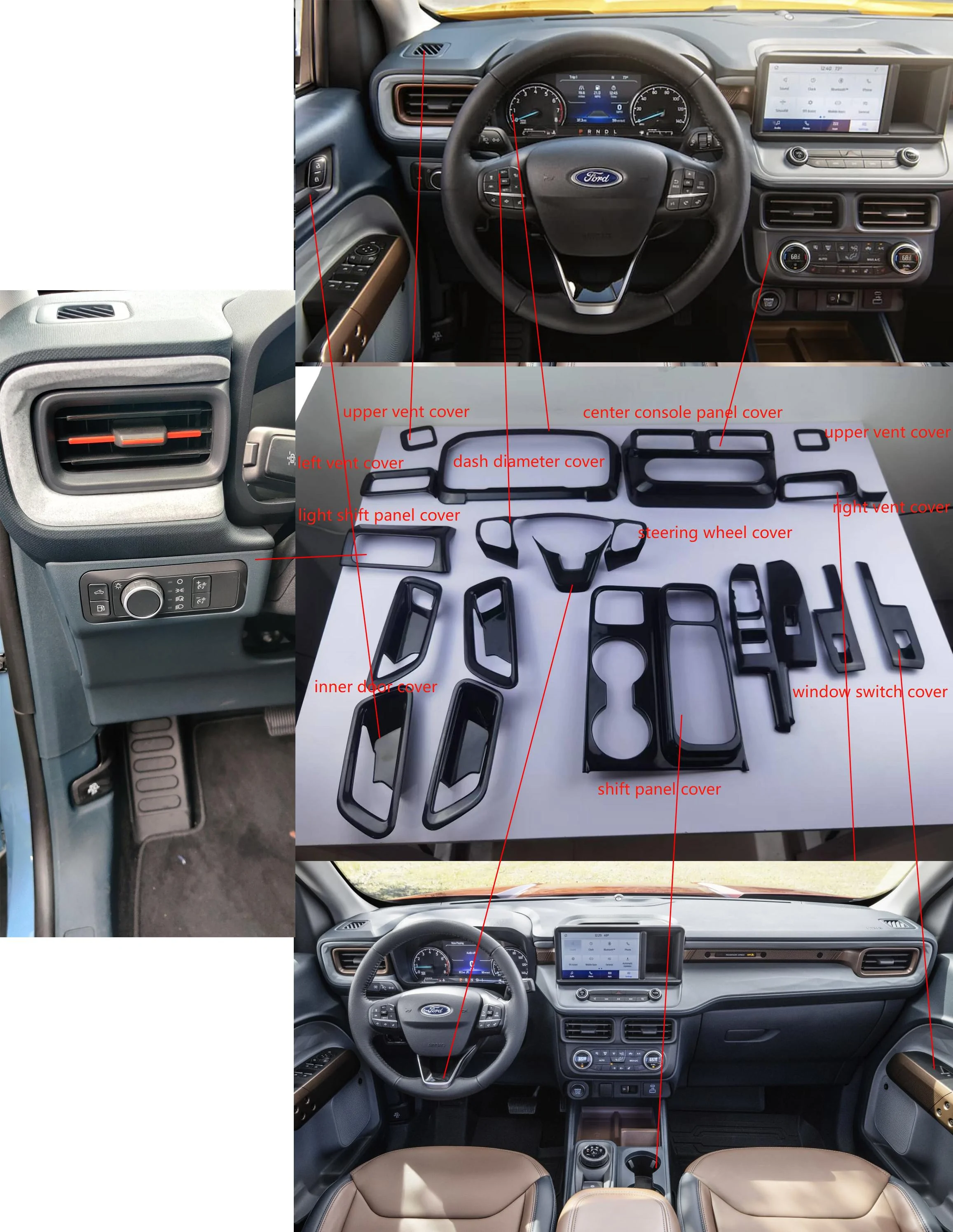 Ford Maverick Interior Dash/Console Trim Kits -  What Color Would You Suggest? (Your Vote Will Determine Our Final Product) _20220927194141