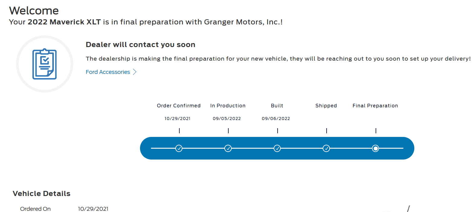 Ford Maverick 3% Below Invoice on Ford Maverick at Granger Ford 1664286185394