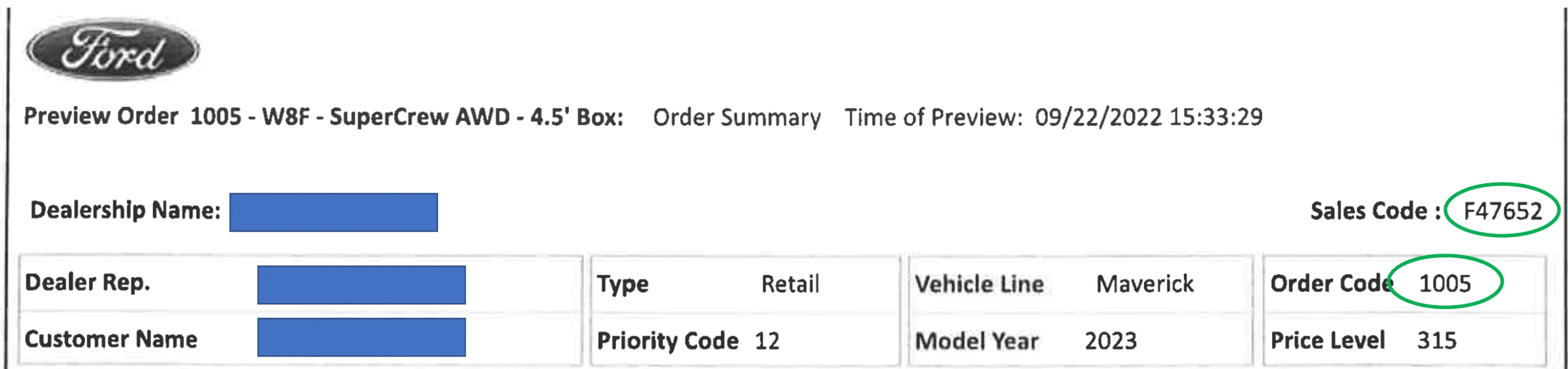 Ford Maverick Dealer Canceled Order 1664449764602