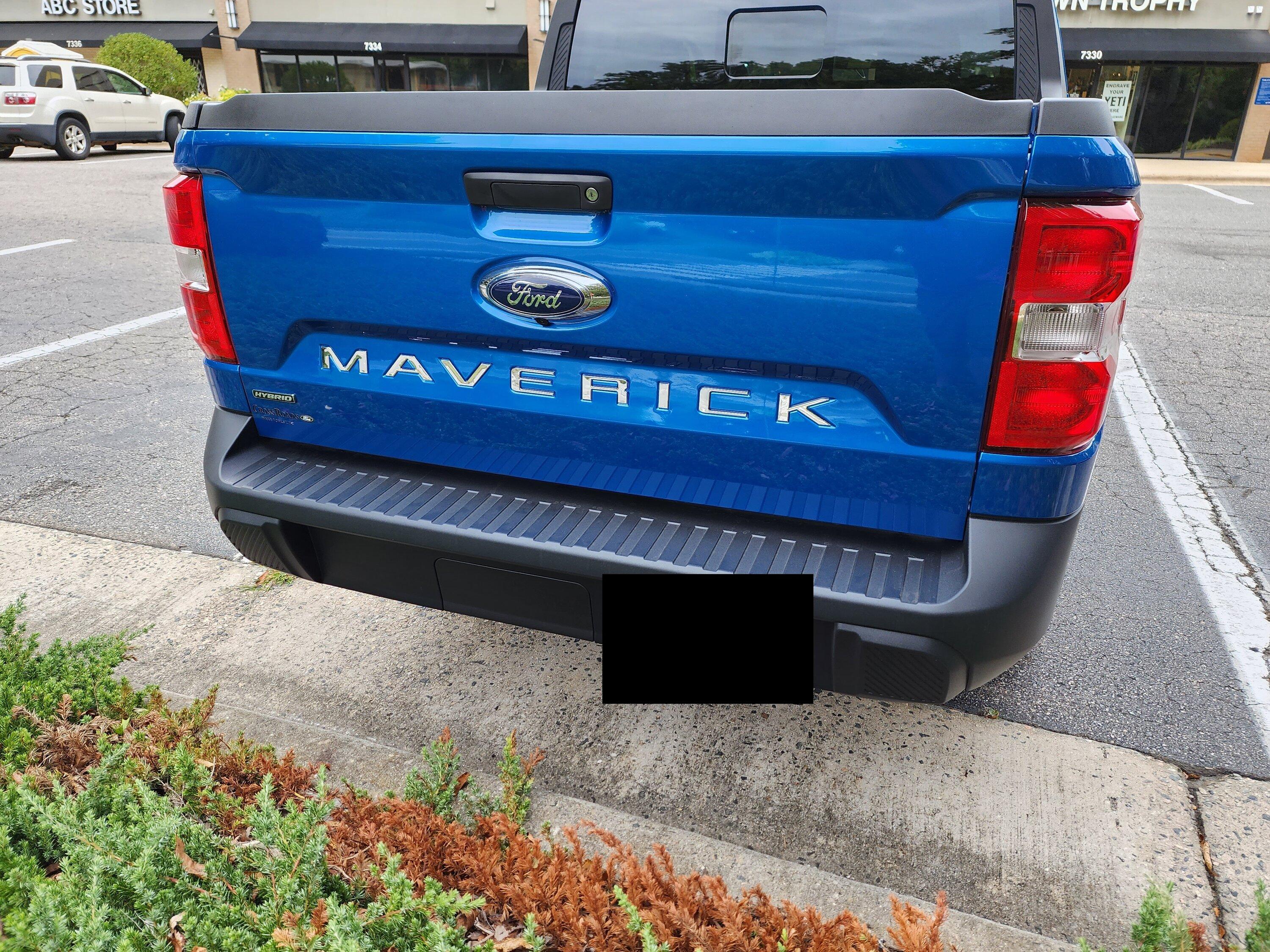 Ford Maverick October Hybrid Orders United back bum