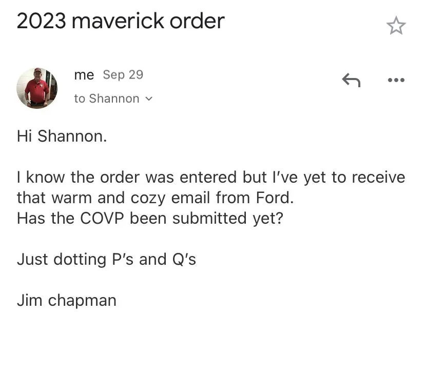 Ford Maverick Episode 59: Now That Your 2023 Order Is In, What's Next? BC336BA1-CF6D-41DA-8C16-DD5ABD55D81E