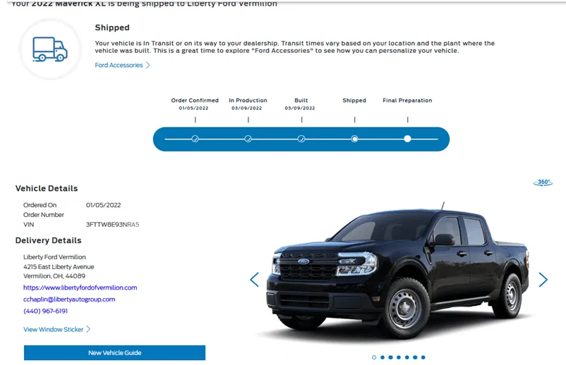 Ford Maverick Who will be first to confirm a 2023 VIN has been issued? 1664547683040