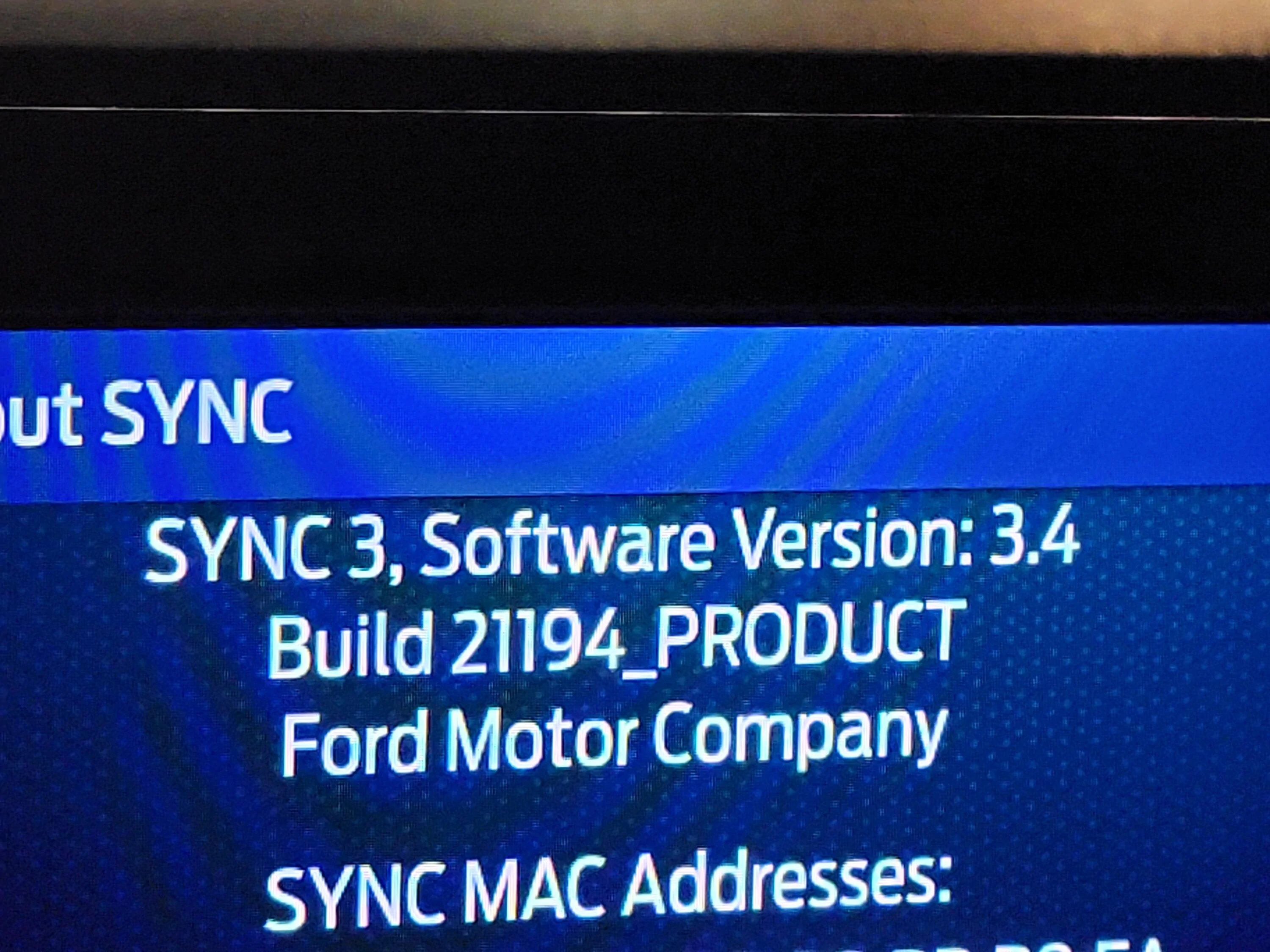 Ford Maverick New software update? 20220930_200002