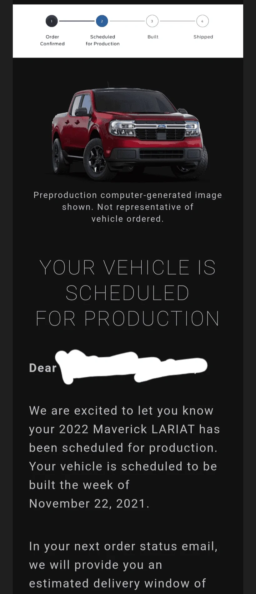 Ford Maverick Who will be first to confirm a 2023 VIN has been issued? 1664633273552