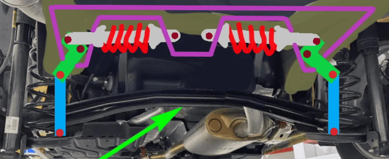 Ford Maverick Inboard Rear Suspension, Bolt-on 1664817878257