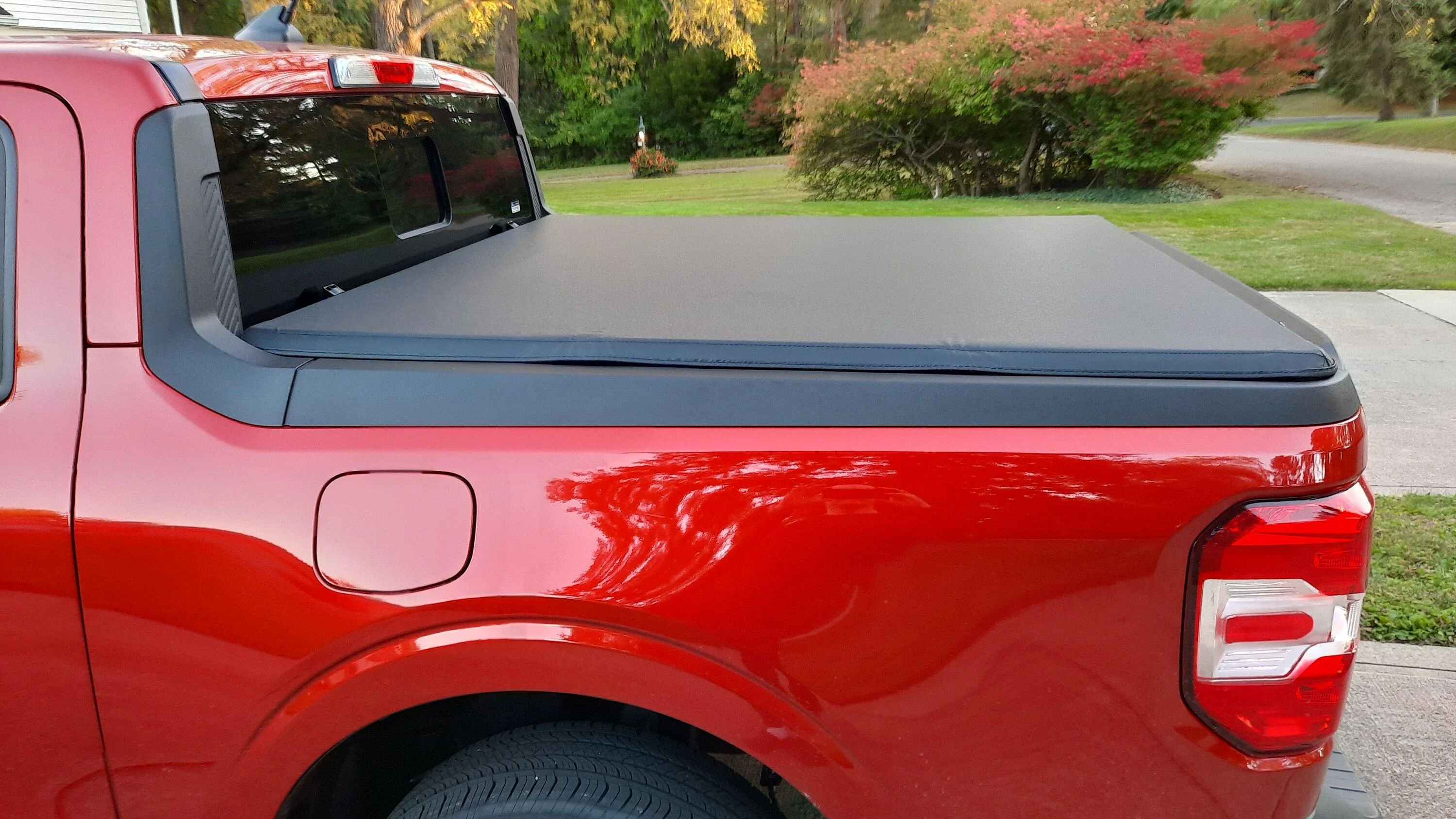 Ford Maverick Tyger tonneau cover installed 20221004_183806