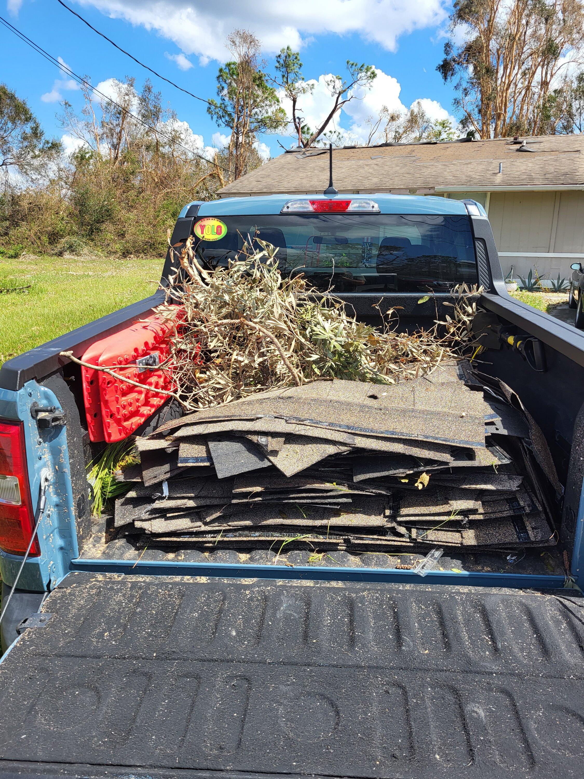 Ford Maverick Hurricane Ian cleanup 20221004_131642