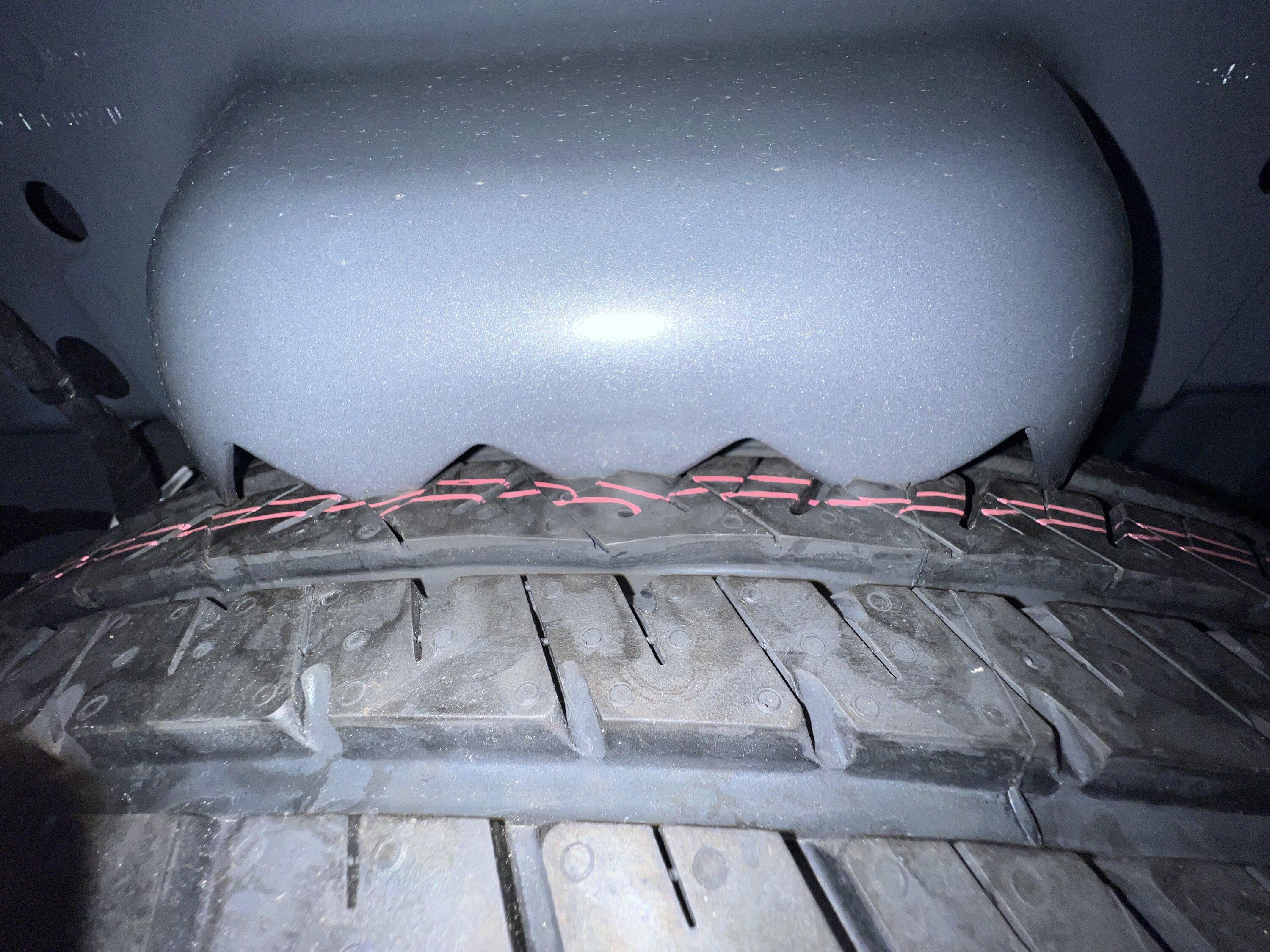 Ford Maverick Spare tire damaged from factory BDA5F85D-A2A7-4B11-AEF4-A10DF17EABF9