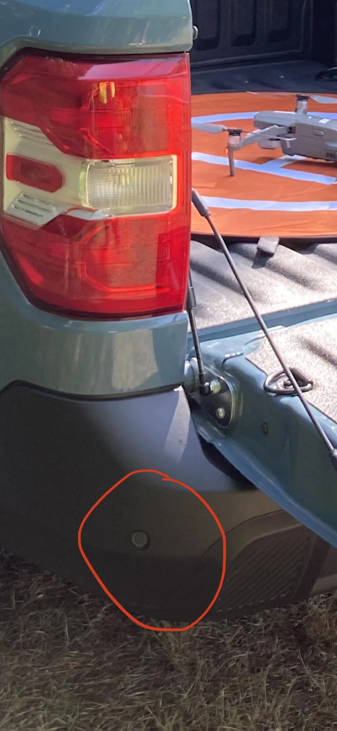 Ford Maverick Rear Passenger Tail Light Damaged by Ebike AACCD5C7-D239-440E-A8A2-21E815779C20