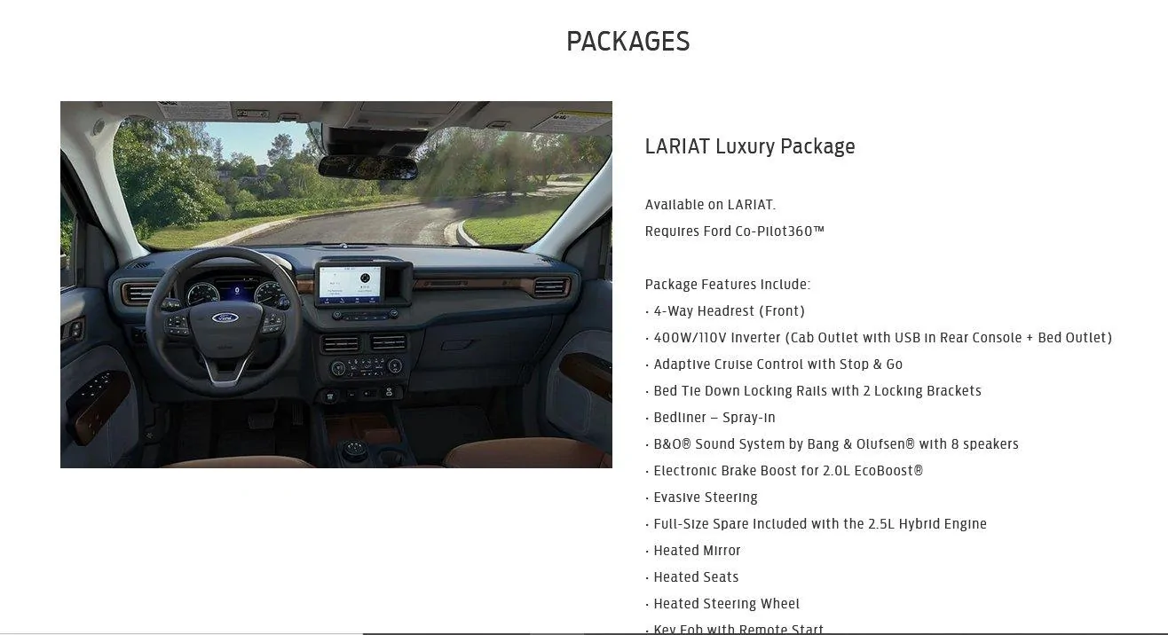 Ford Maverick 2023 XLT Lux package bed liner question. bed liner