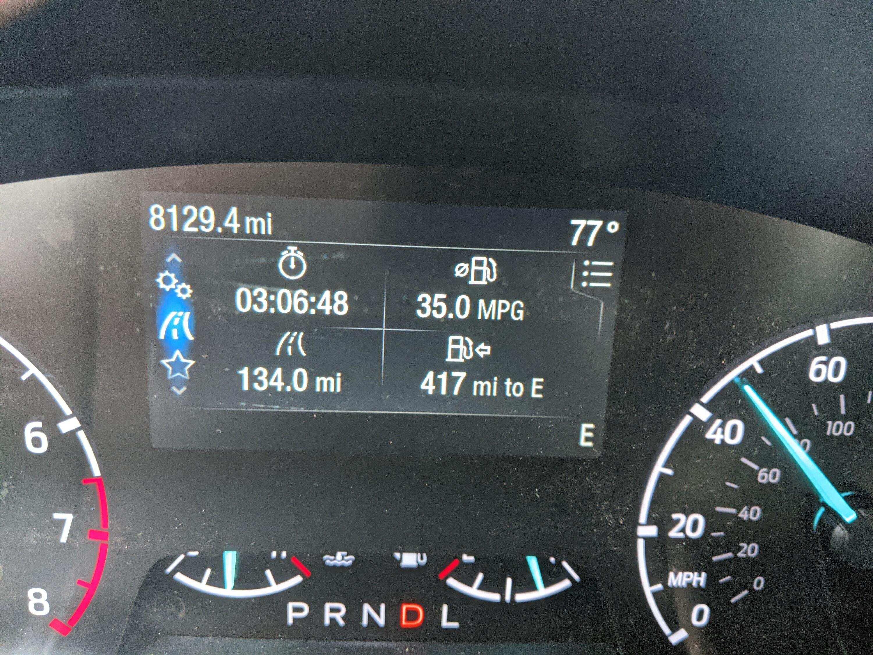 Ford Maverick Really bad in-city mileage. IMG_20220823_171911
