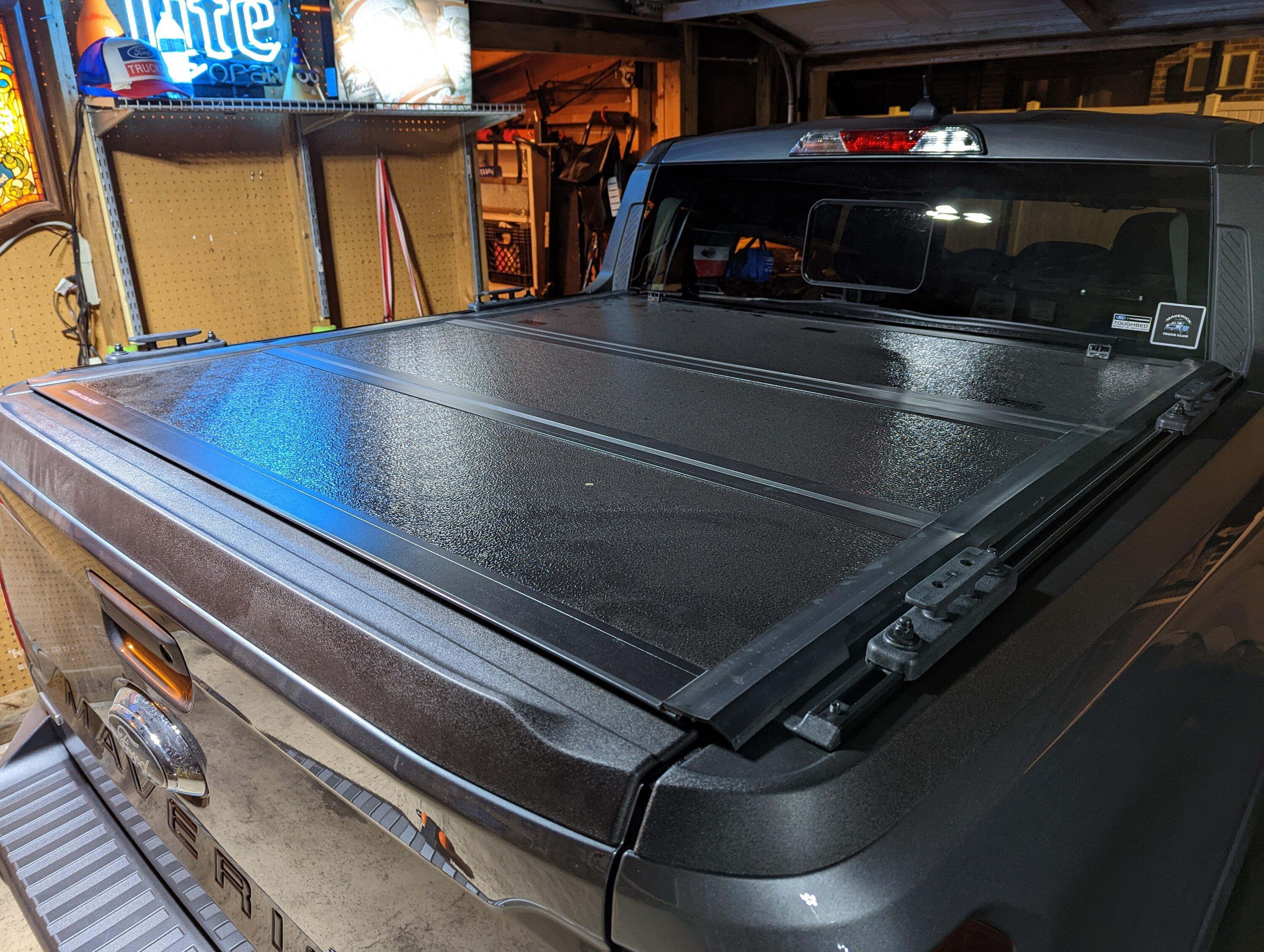 Ford Maverick Bed rack that works with hard folding tonneau? PXL_20220930_014251296