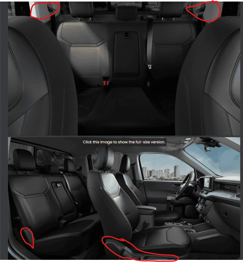 Ford Maverick More looks at the Black Appearance Package Screenshot 2022-10-06 155813