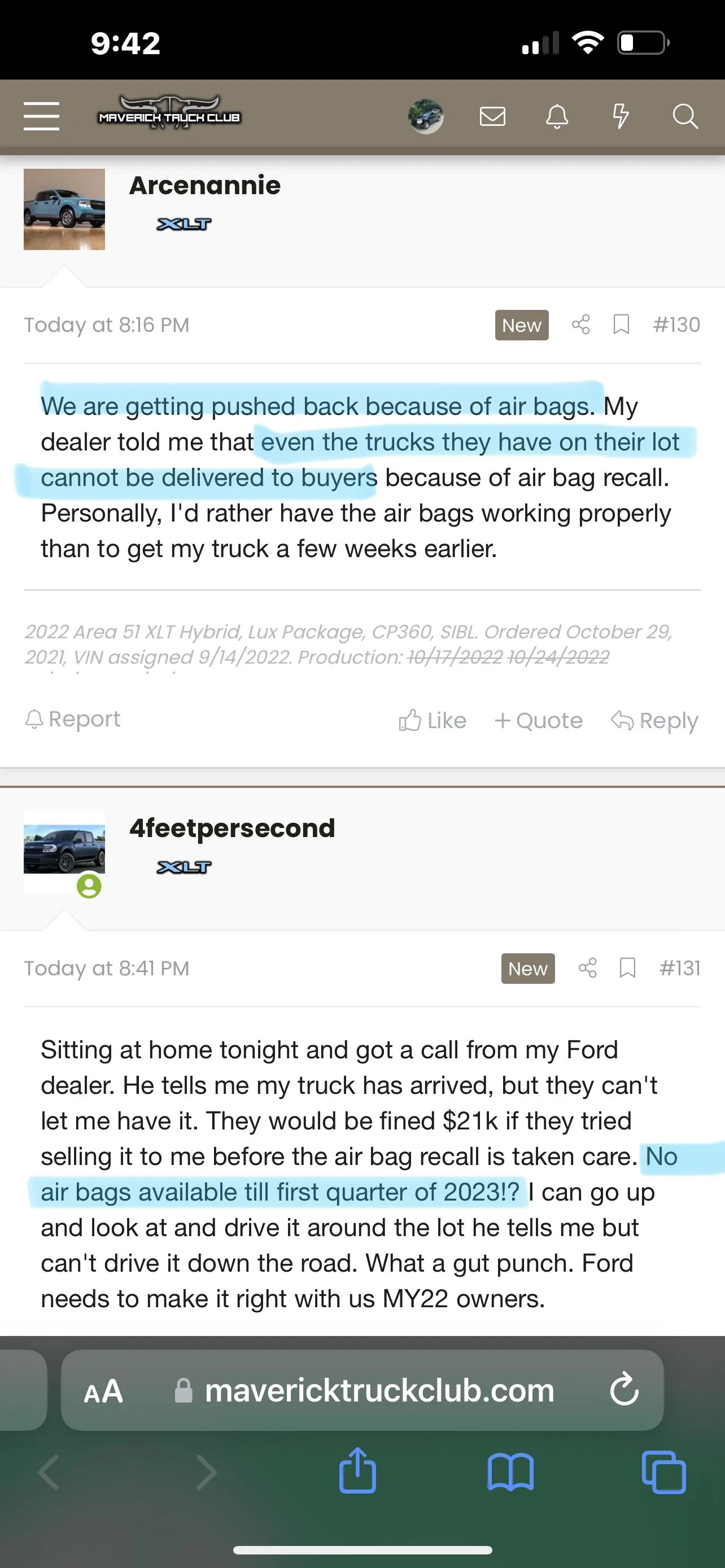Ford Maverick Airbags holding up deliveries until 1st Qtr 2023?! 43B088A6-E0AF-4361-A3AC-4B0CEC154707