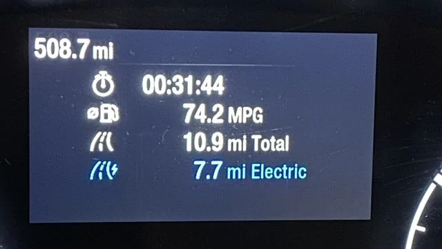 Ford Maverick Fastest speed in electric mode FFE9F27E-1248-4DE4-B581-2D45FAE0E2BC
