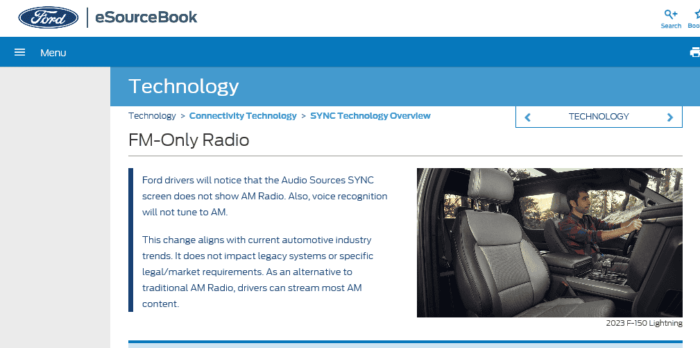 Ford Maverick Ford dropping AM radio from SYNC 1665180484606