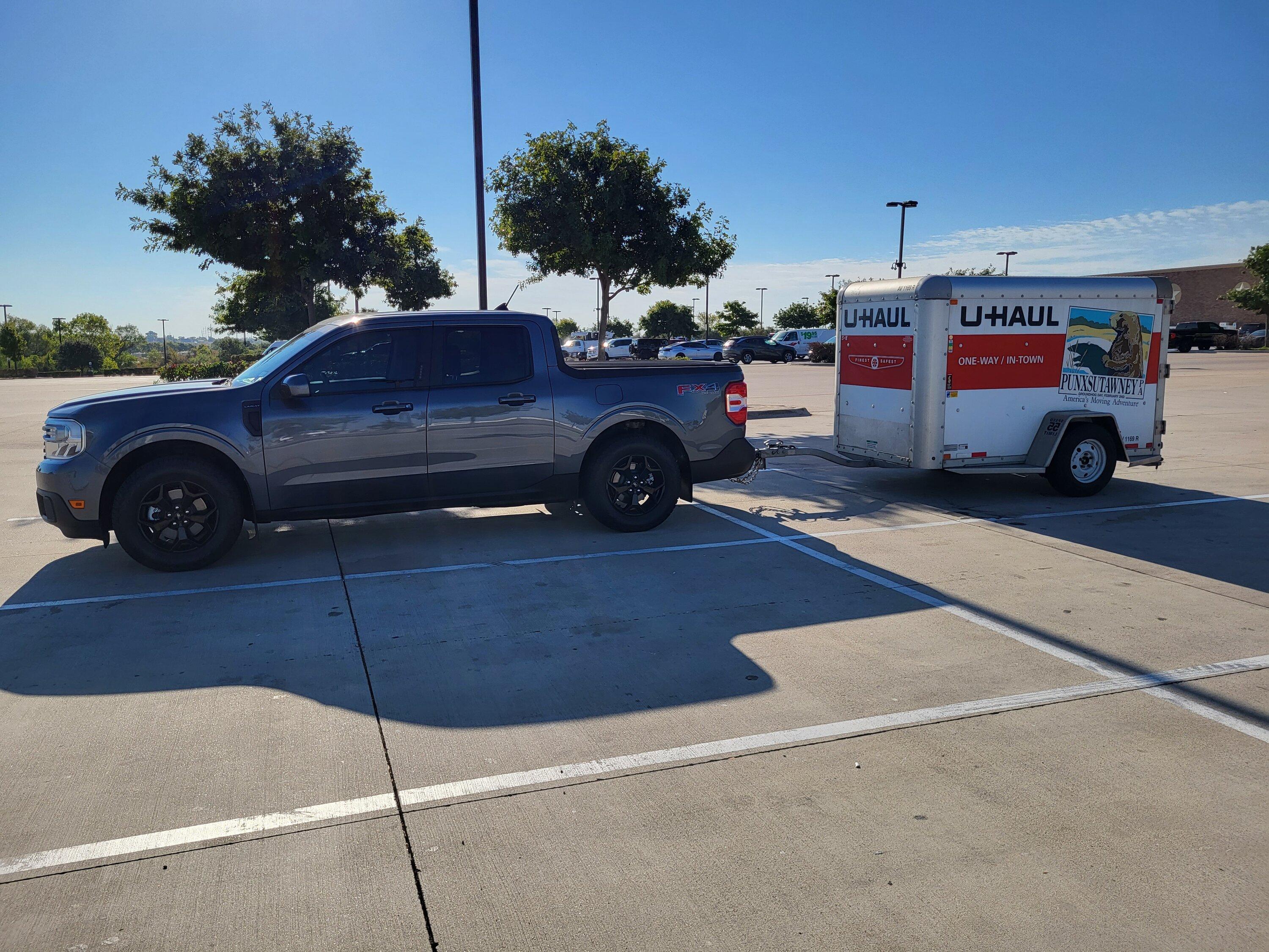 Ford Maverick 1,400 Mile Trip Towing 2643 lbs total load - results, thoughts and photos 20221003_092907