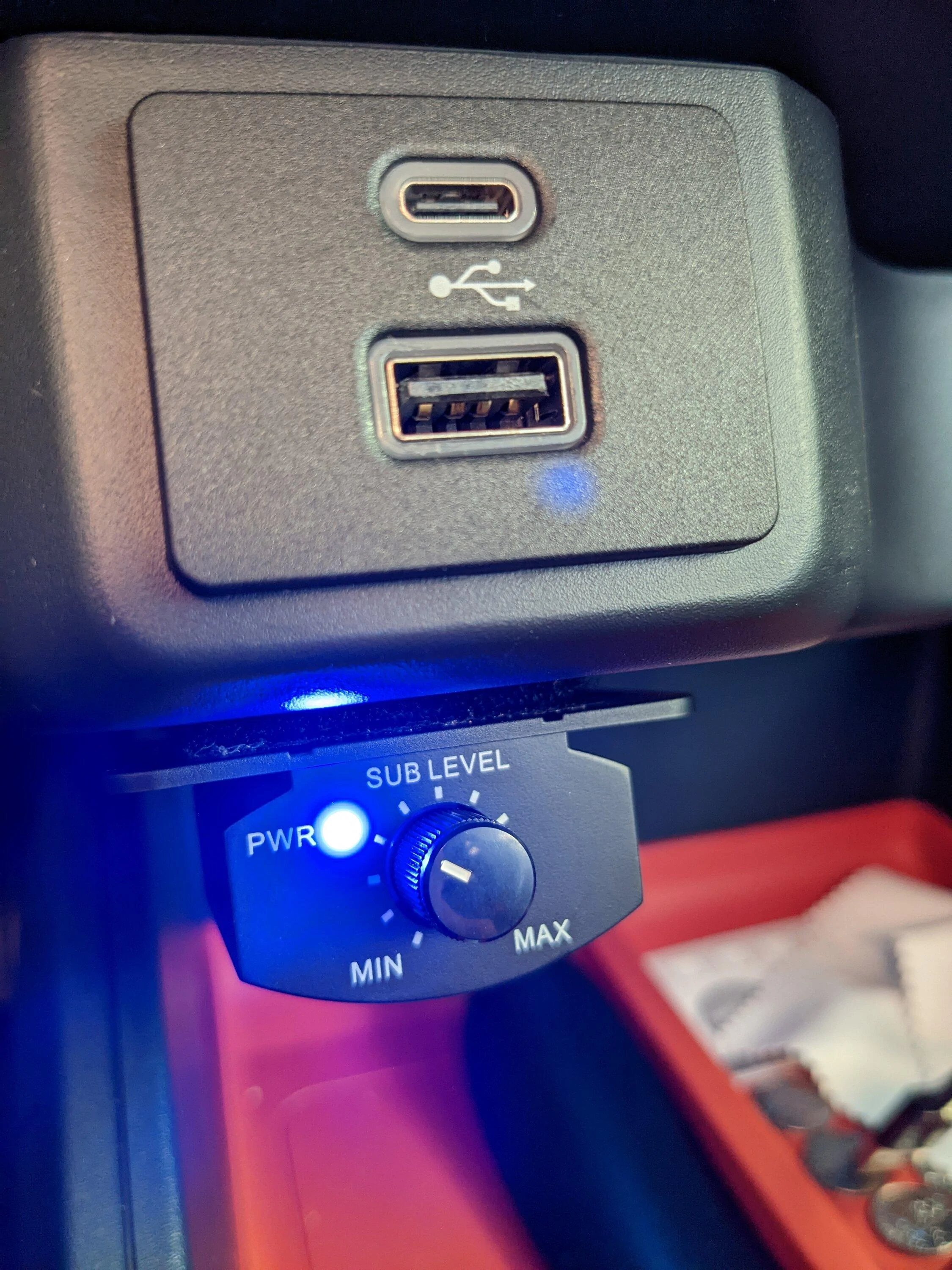Ford Maverick infinity basslink mini (and hertz k170) installed PXL_20221009_031258707