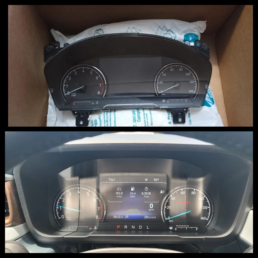 Ford Maverick Lariat Gauge Cluster PCIMG_2022-10-08_23-56-38