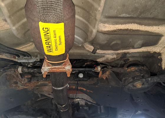 Ford Maverick Aft Catalytic converter anti-theft plate? DF4BC536-7A13-4C77-916C-DECBF4604DEF