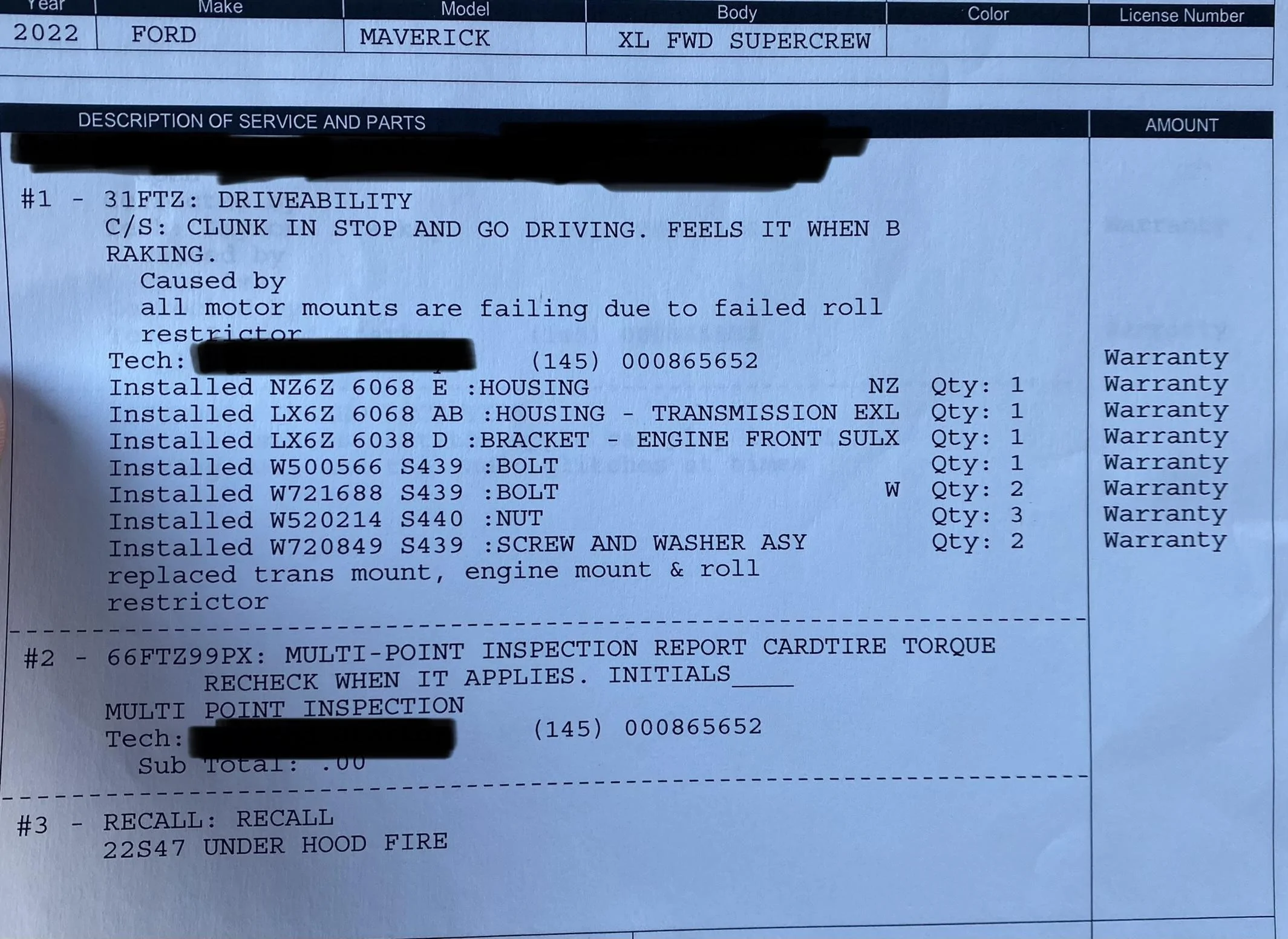 Ford Maverick Brake knocking issue (possible recall?) 9649E2D6-EFC0-4444-A4A6-5B146F0D5715
