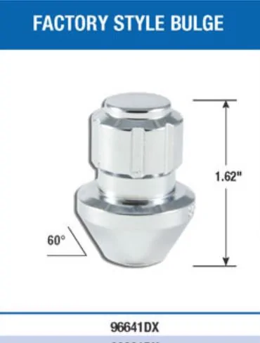 Ford Maverick Lug nut specs? Gorilla 96641DX