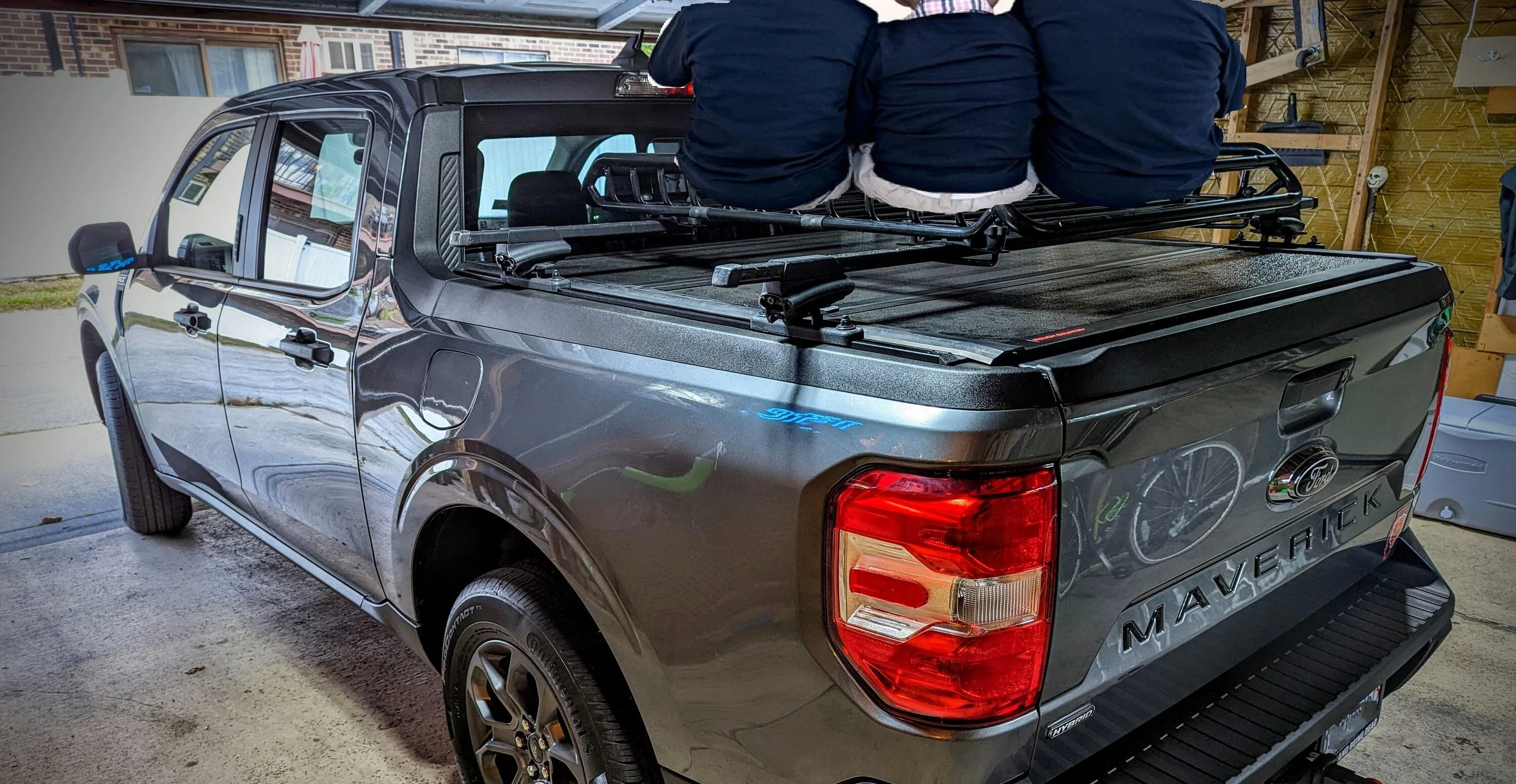 Ford Maverick Semi-DIY medium/low profile bed rack PXL_20221011_131645123~2