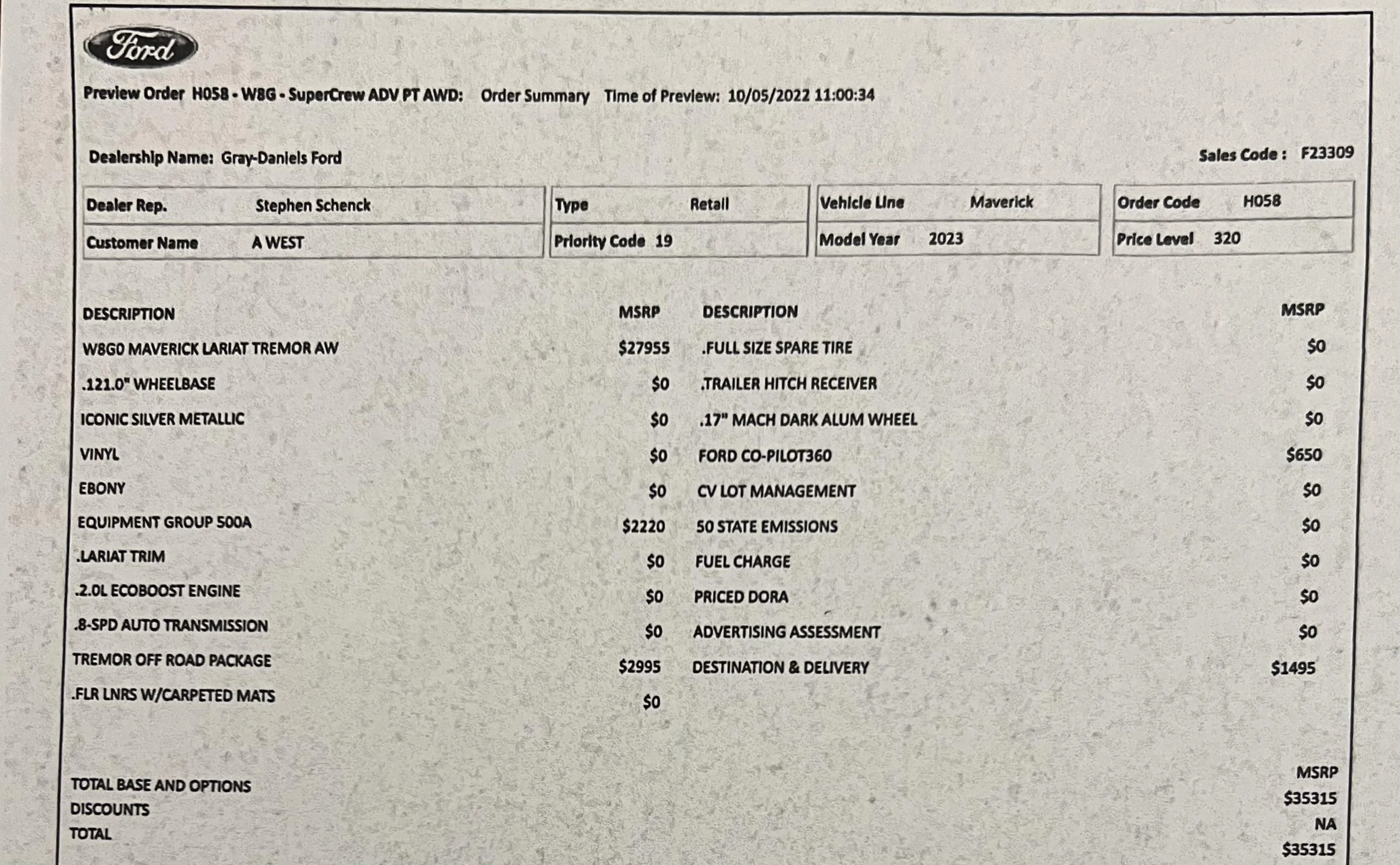 Ford Maverick Submitted Tremor Maverick Orders - post yours here! 2B1CE813-5482-419E-BEEC-CA6CEAE1627E