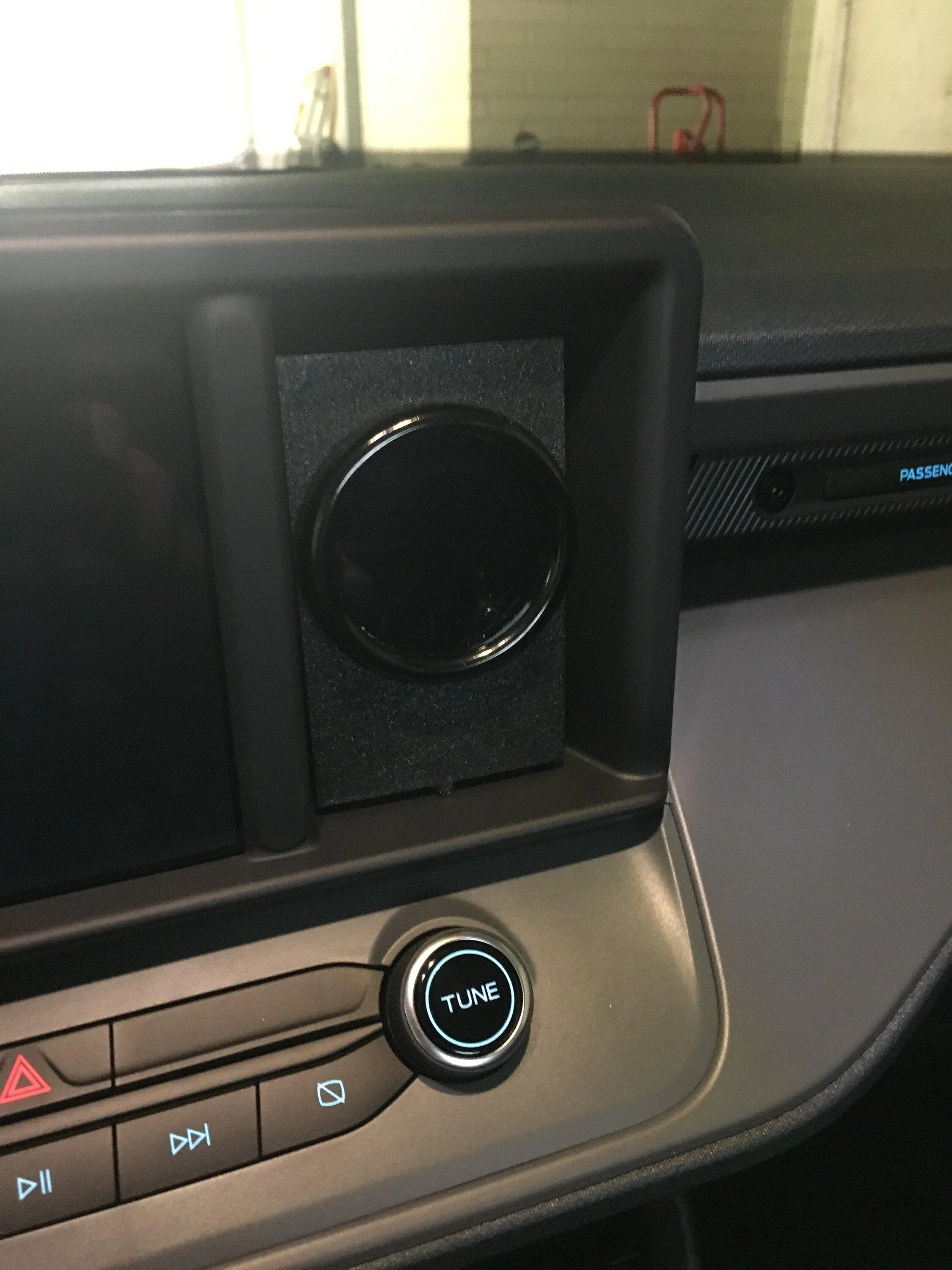 Ford Maverick Boost gauge in cubby. Best way to tap for illumination? 1665856352277