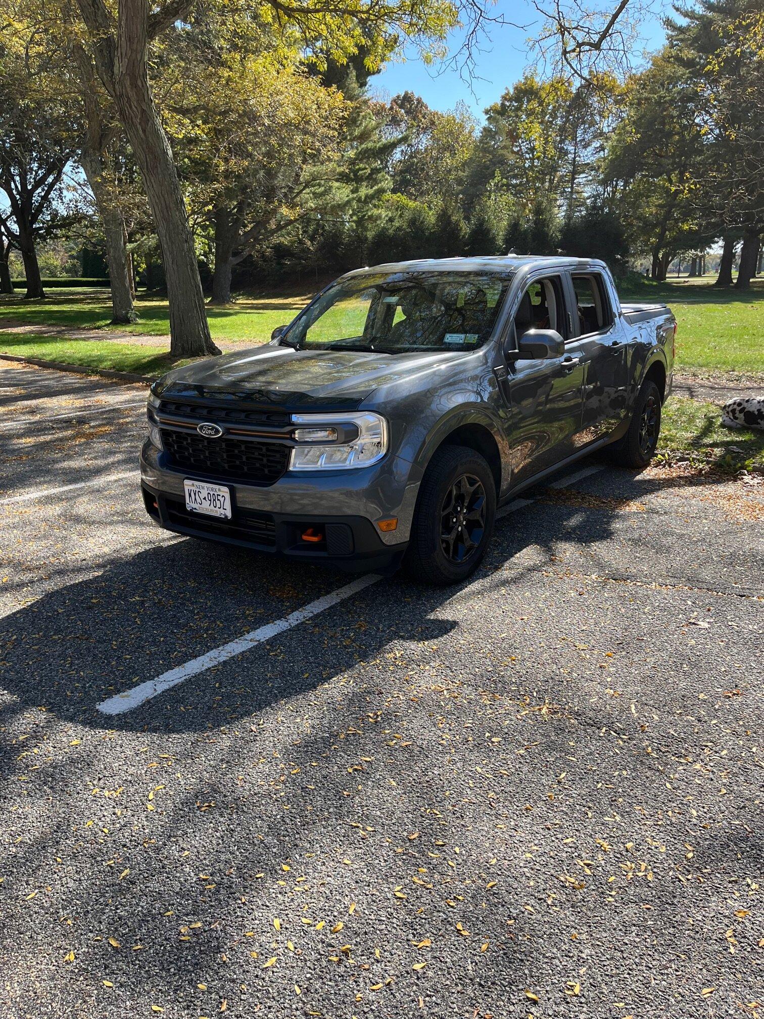 Ford Maverick Long Island NY -  Maverick Meet Up - October 2022 grey mav