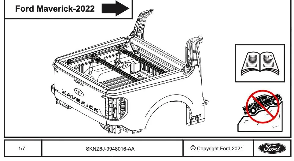 Ford Maverick Semi-DIY medium/low profile bed rack B5B7519B-E679-4439-AEBD-DE868EBEBBEB_1_102_o