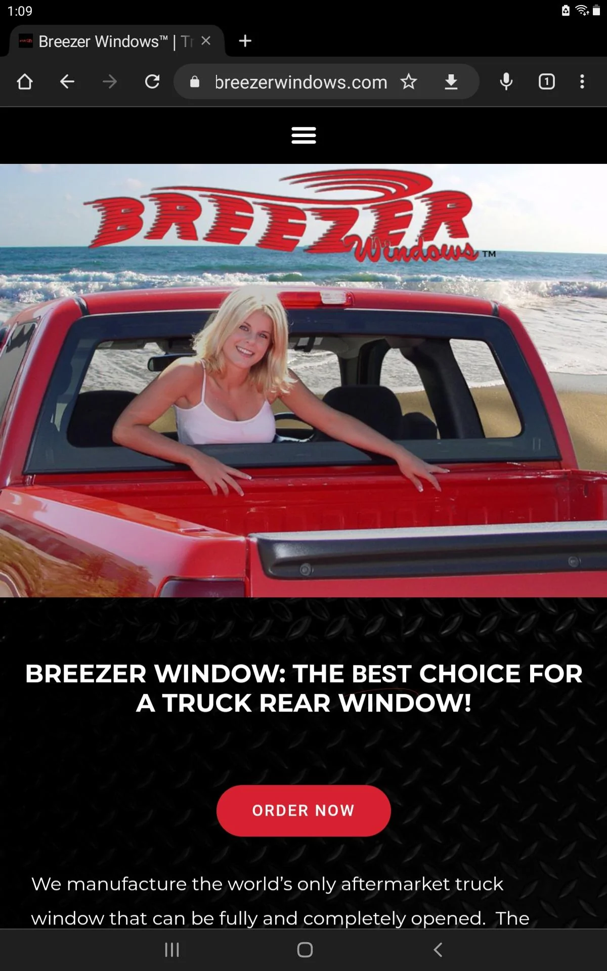 Ford Maverick Removable rear window Screenshot_20221016-130950_Chrom