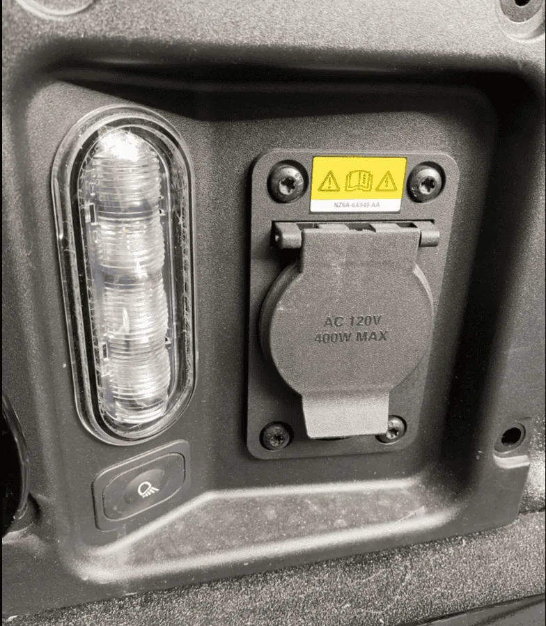 Ford Maverick Anyone tapped factory bed light to power aftermarket under-rail LEDs? IMG_1445