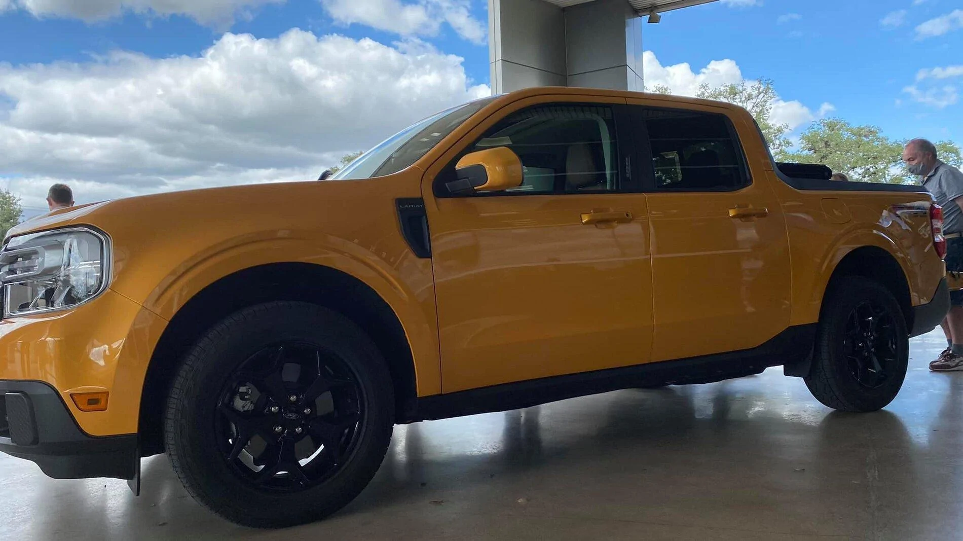 Ford Maverick CYBER ORANGE Maverick Photos Thread Ford Maverick Cyber Orange Lariat FX4 Black Wheels  13
