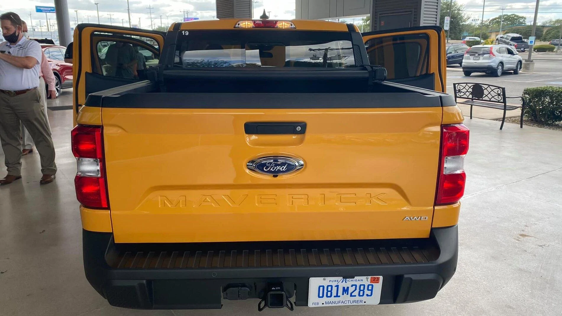 Ford Maverick CYBER ORANGE Maverick Photos Thread Ford Maverick Cyber Orange Lariat FX4 Black Wheels  28