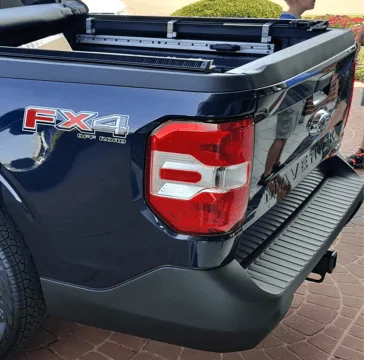 Ford Maverick Tailgate lettering on ALTO BLUE 1631716613617