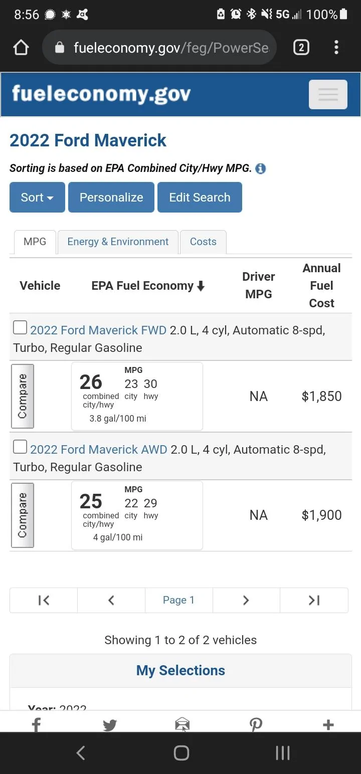 Ford Maverick Hybrid Order Support Group Screenshot_20210916-085611_Chrom