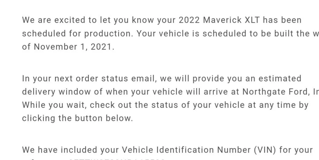 Ford Maverick 📬 9/16 Scheduling Email Received Group! Screenshot_20210916-110044_Email