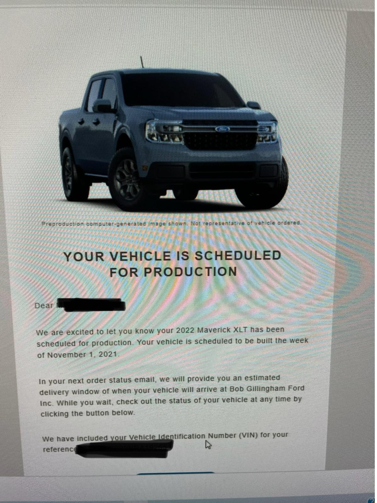 Ford Maverick 📬 9/16 Scheduling Email Received Group! IMG_8414